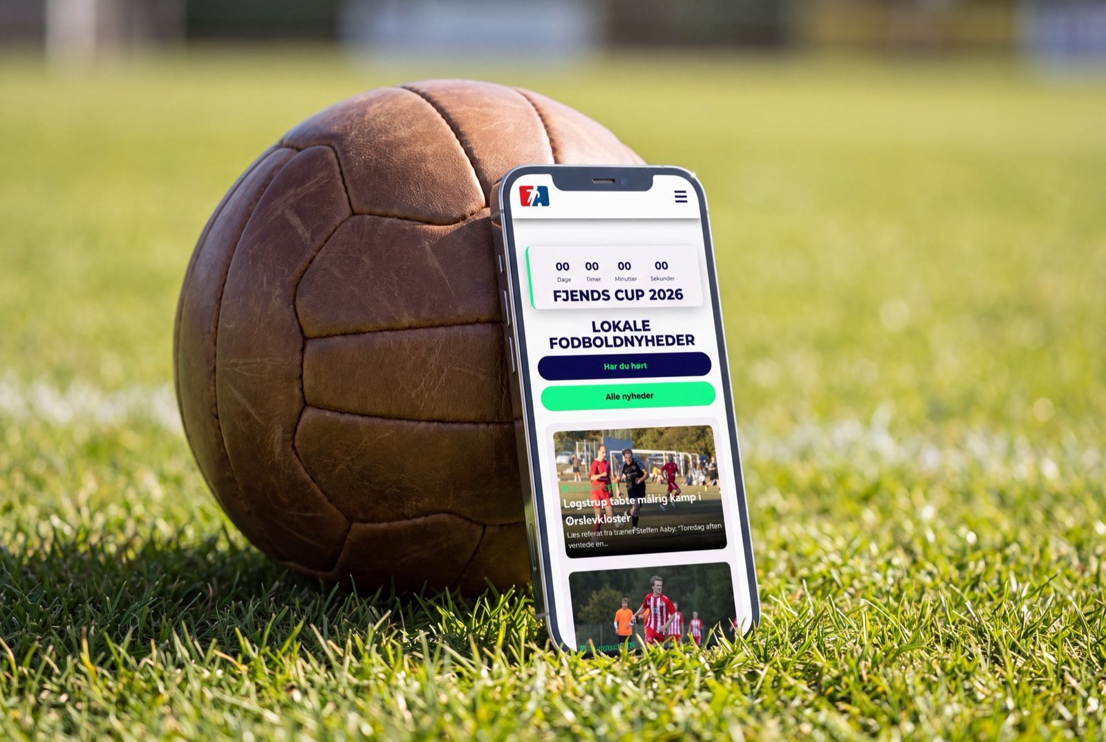 Fjends Cup – mobilvisning på iPhone