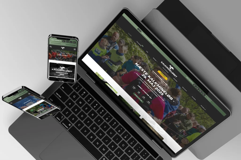 webdesign til Kalkmineløbet